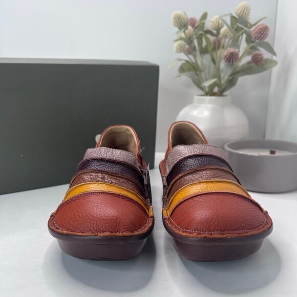 Spring Step Firefly Leather Loafer Camel Multi Women EU 37/6.5 NWB Art to Wear - Picture 2 of 11